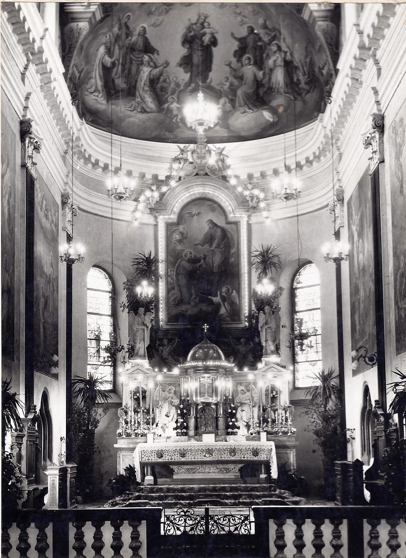 Cerkev sv. Petra v Ljubljani 02 Prezbiterij leto 1930